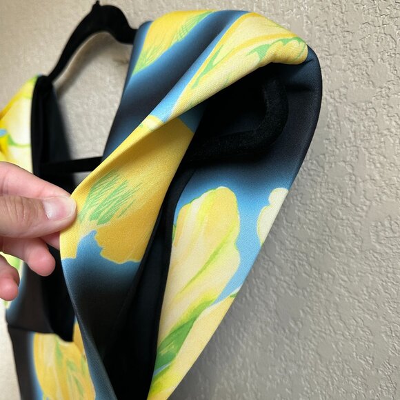 NWT ASOS DESIGN High-Low Plunge Maxi Dress in Bold Floral Print - Picture 13 of 16